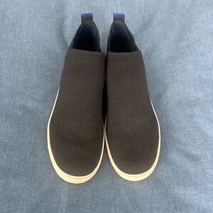 Rothy’s Chelsea high top knit black sneaker size 9